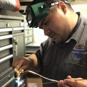 Appliance Repairman Welding