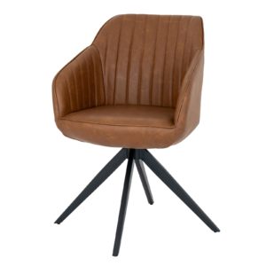 Foxton Tan Dining Chair &ndash; Contemporary Comfort with Timeless Appeal