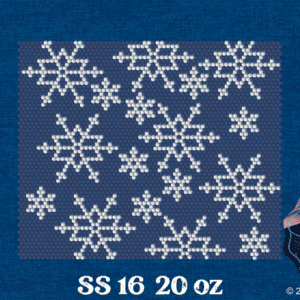 snowflakes SS 16 20oz rhinestone pattern watermark