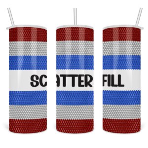 red white blue scatter stripes SS16 20oz tumbler mockup