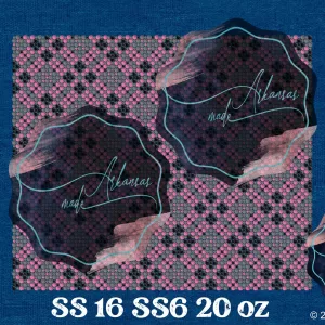 SS16 SS6 pink grey black premium honeycomb Cushion 20oz rhinestone template watermark