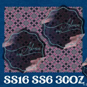 SS16 SS6 premium honeycomb pink grey black Cushion 30oz rhinestone watermark