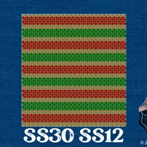 SS30 SS12 christmas Cushion 32oz rhinestone template watermark