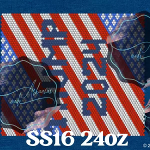 Trump 2024 flag swirl SS16 20oz rhinestone 60x60 watermark 2