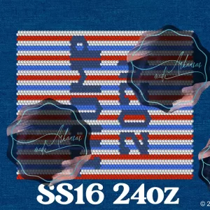 Trump 2024 stripes SS16 20oz rhinestone 61across watermark 2