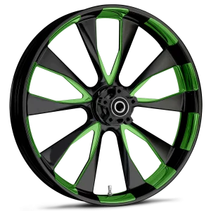 RYD Wheels Diode Touch Of Color Green Wheels