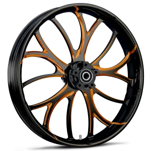 RYD Wheels Electron Touch Of Color Orange Wheels
