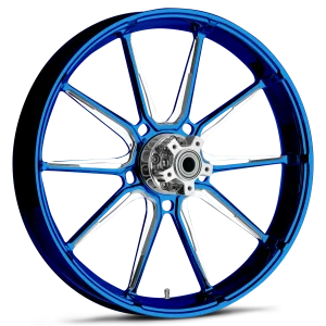 RYD Wheels Fuse Dyeline Blue Wheels