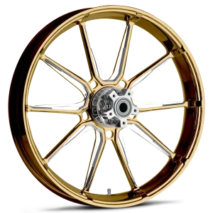 RYD Wheels Fuse Dyeline Gold Wheels