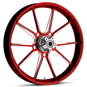 RYD Wheels Fuse Dyeline Red Wheels