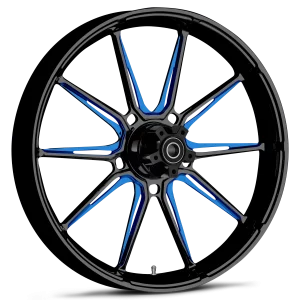 RYD Wheels Fuse Touch Of Color Blue Wheels
