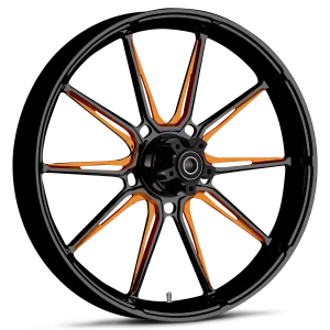 RYD Wheels Fuse Touch Of Color Orange Wheels