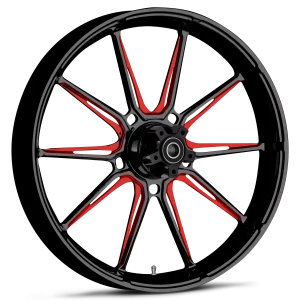RYD Wheels Fuse Touch Of Color Red Wheels
