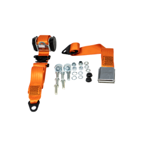 3-Point Inertia Front Seat Belt with Chrome Buckle – Classic VW Campervans