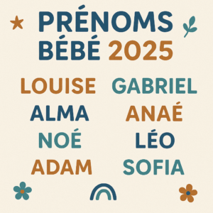 prénoms bébé 2025