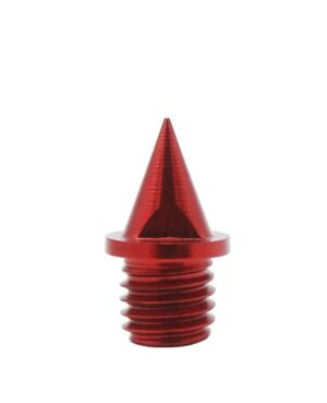 6mm Pyramid Red Carbonlite Spikes