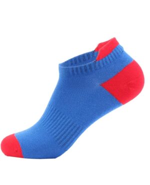 Blue and Red Socks