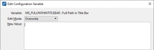 6MS FULLPATHINTITLEBAR MicroStation10 - MicroStation title bar