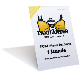 Wiener Tanzkarte - 1 Stunde - Wiener Taxitänzer