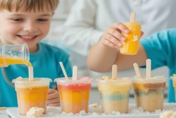 Summer Holidays Day 2 Mum, I’m Bored! Fun Ice Cream Ideas For Kids featured image 637x1920w 2 young boys making ice lollies Frosted Fusions