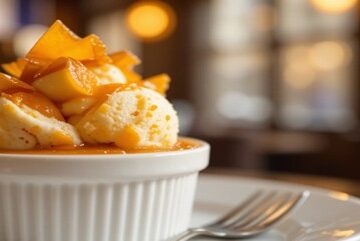 Crème Brûlée Ice Cream – A Frozen Twist On A French Dessert Classic featured image 637x1920w bistro shot of a creme brulee ice cream topped with shards of caramel Frosted Fusions