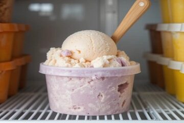 How To Store Homemade Ice Cream For The Best Texture & Flavour Featured image 637x1920w ice cream tubs in freezer Frosted Fusions