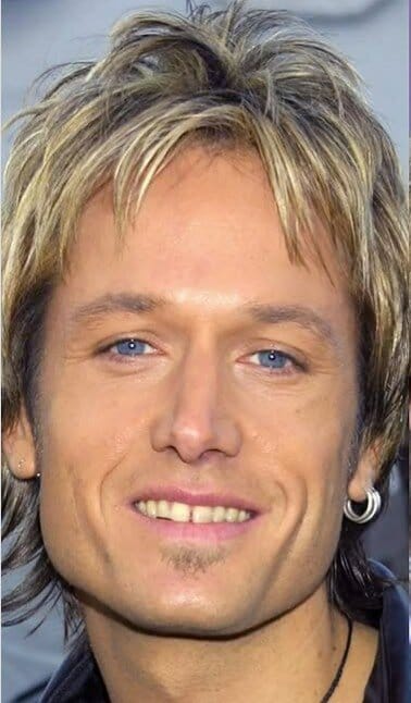 keith urban teeth in 2001