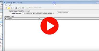 Screenshot of PLAY button of CAD/BIM video