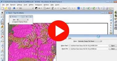 Screenshot of PLAY button of CAD/BIM video