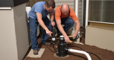 how to install a pump in a residential system