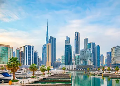 Burj-Binghatti Dubai’s Business Bay, location of the Burj Binghatti.