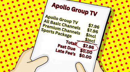 Apollo Group TV Cutting the Cord