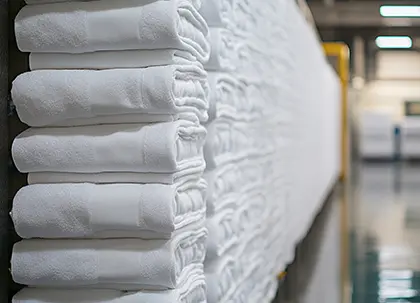 Can you guess how many towels a hotel the size of the Ciel needs? According to AI, approximately 25,000.