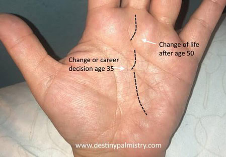 copyright image by destiny palmistry fate line, image by sari puhakka, direction in life