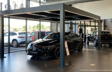 Carport solaire MA PERGOLA SOLAIRE_EQB_MERCEDES_BENZ