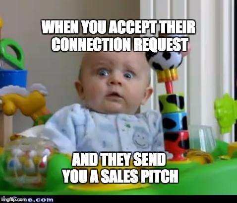 too many sales pitches