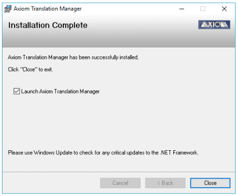Screen Shot 2021 11 16 at 8.16.55 PM - Axiom's Translation Manager User's Guide for MicroStation and AutoCAD
