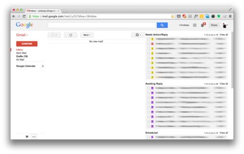 Google Mail-Posteingang