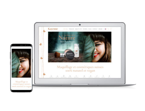Kayenne Cosmetics : digital marketing, branding et site e-commerce WordPress