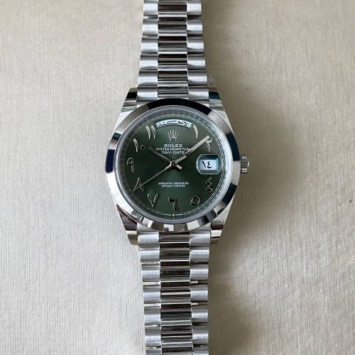 Buy Rolex Day-date &ldquo;Arabic&rdquo; Green dial | 228206-0048 in Geneva and Dubai - K2 Luxury Watches