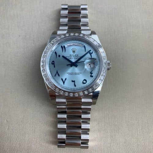 Buy Rolex Day-date &ldquo;Arabic&rdquo; dial 228396TBR-0016 in Geneva and Dubai - K2 Luxury Watches