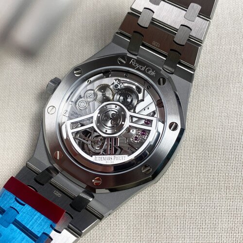 Buy Audemars Piguet Royal Oak Tourbillon Salmon Dial with Arabic Numerals 26530TI.OO.1220TI.05 in Geneva and Dubai - K2 Luxury Watches
