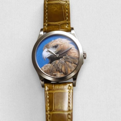 Buy Patek Philippe 5089G-058 &ldquo;Falcon&rdquo; Rare Handcrafts Calatrava in Geneva and Dubai - K2 Luxury Watches