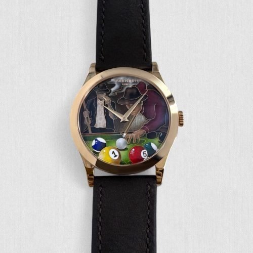 Buy Patek Philippe 5089R-001 &ldquo;Billiards&rdquo; Rare Handcrafts Calatrava in Geneva and Dubai - K2 Luxury Watches