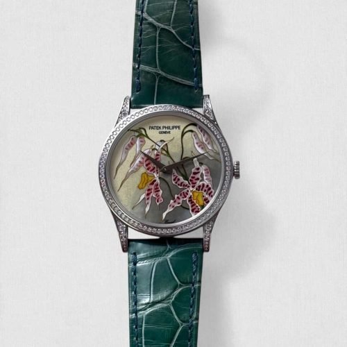 Buy Patek Philippe 5077/100G-032 Rare Handcraft Orchids with Diamonds in Geneva and Dubai - K2 Luxury Watches