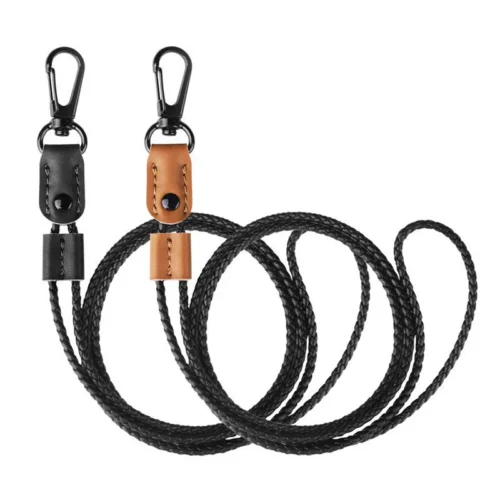 QrMono NFC Business Card Leather Lanyards