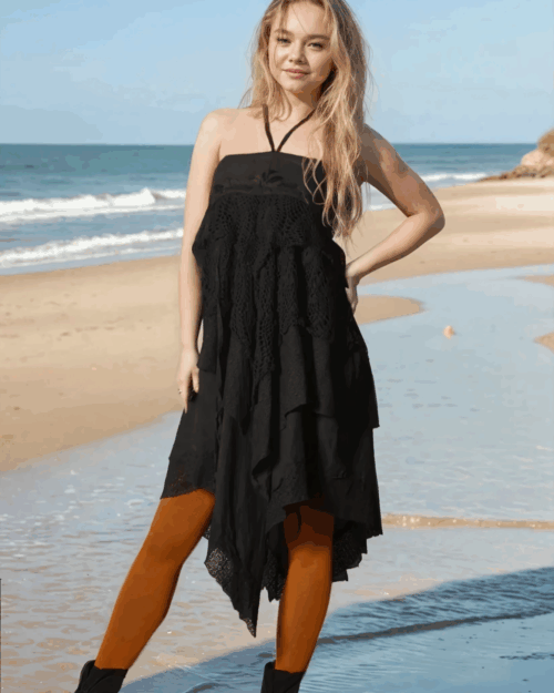 boho-kleid-zipfel-look-schwarz