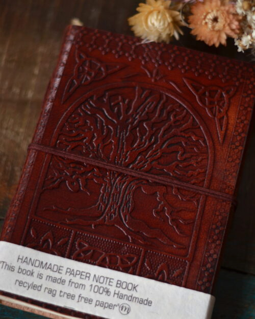 leder-buch-baum-des-lebens-kraeuter-heft