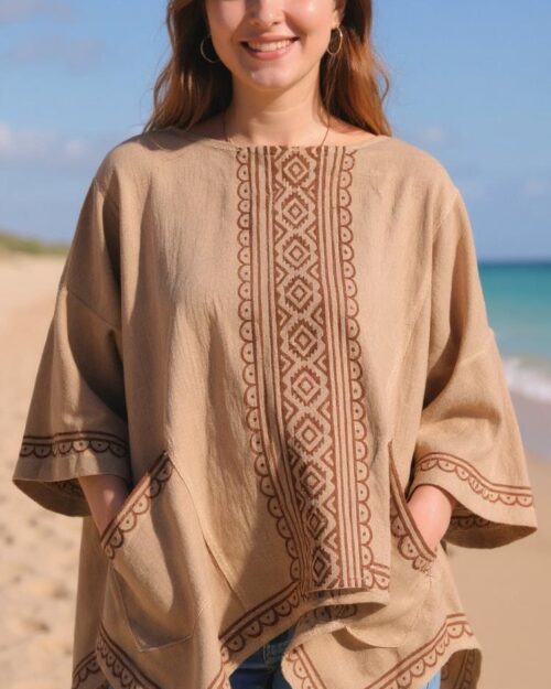 natuerliche-tunika-beige-hippie-outfit