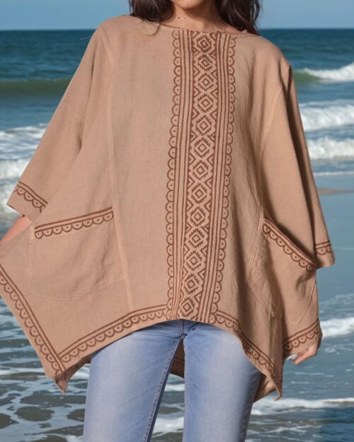 tunika-boho-mode-frauen-erdfarben